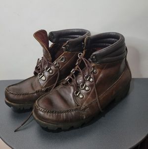 HH Brown Goretex Leather Hiking Boots Size 7